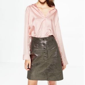Zara metallic skirt
